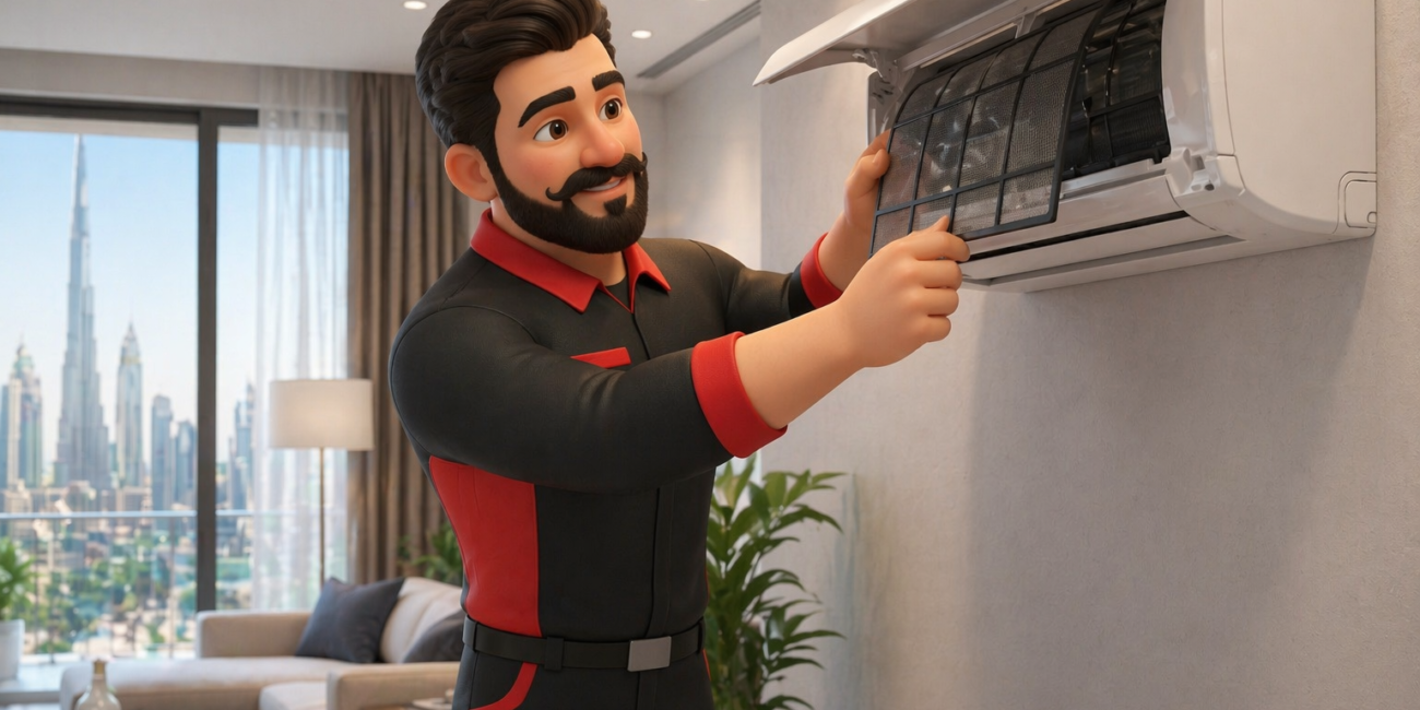 AC maintenance in Dubai service by Service Plix