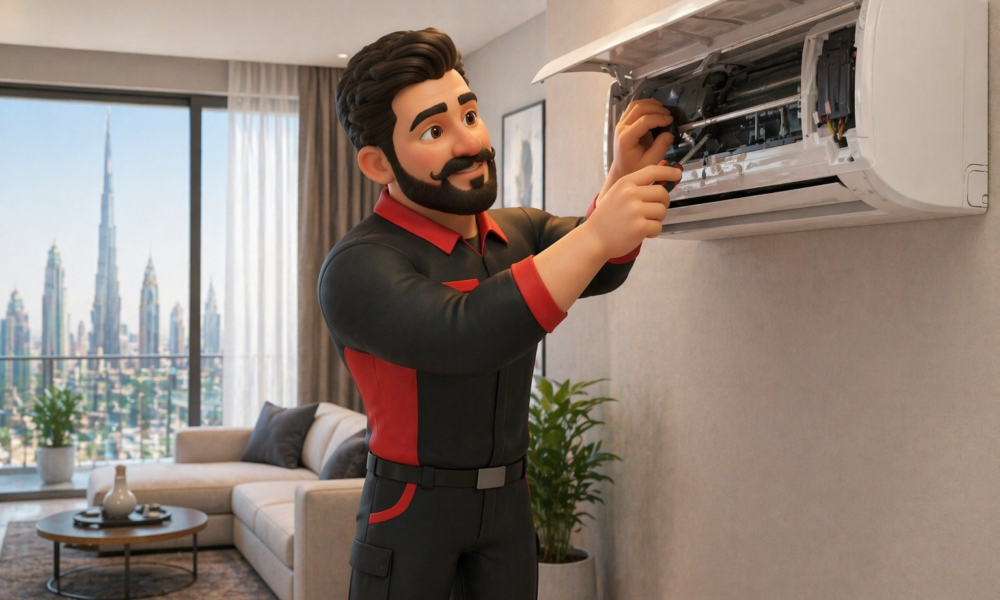 AC repair in Dubai service by Service Plix