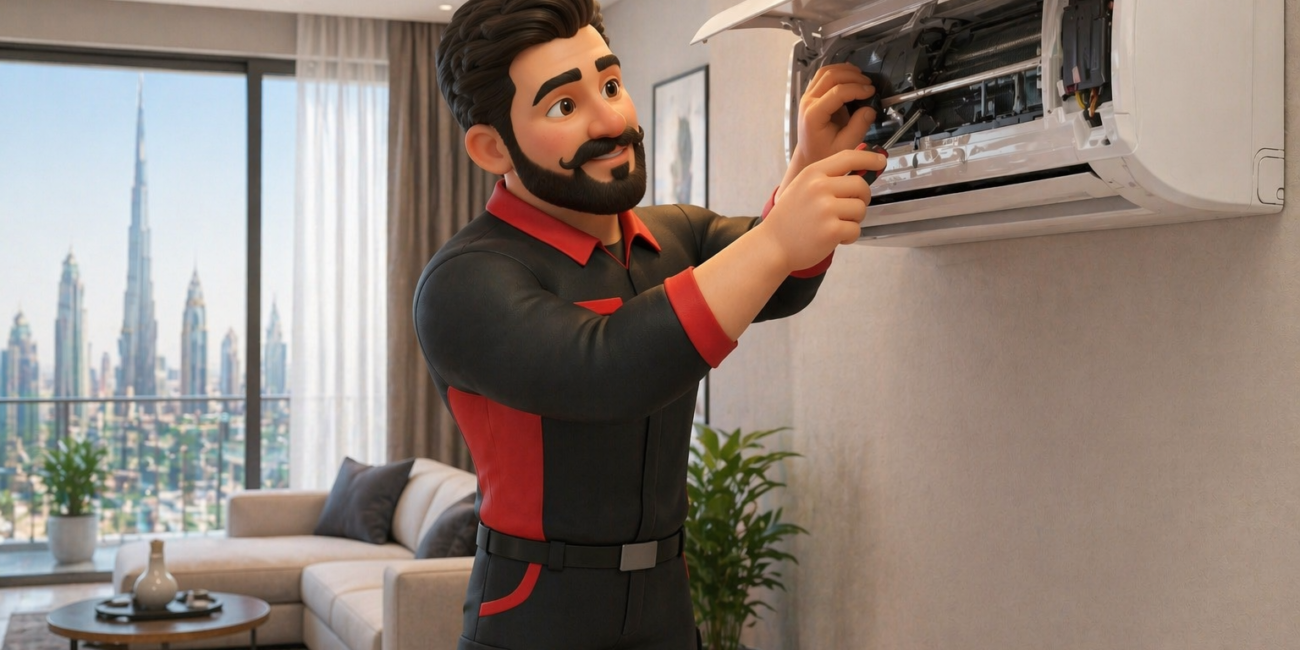 AC repair in Dubai service by Service Plix