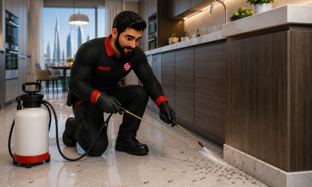 Ant pest control in Dubai by Service Plix