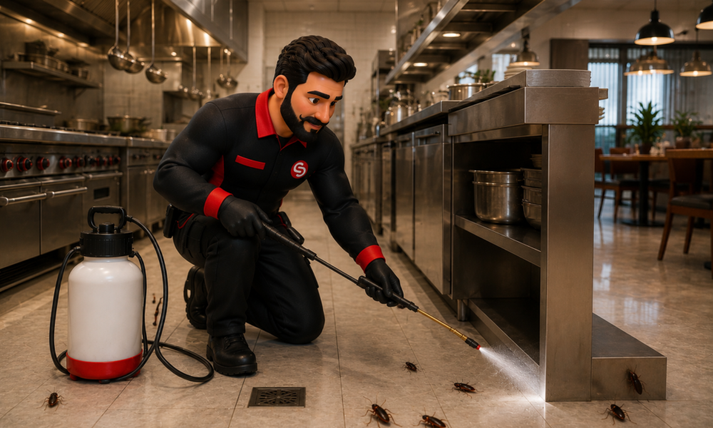 Cockroach pest control in Dubai by Service Plix