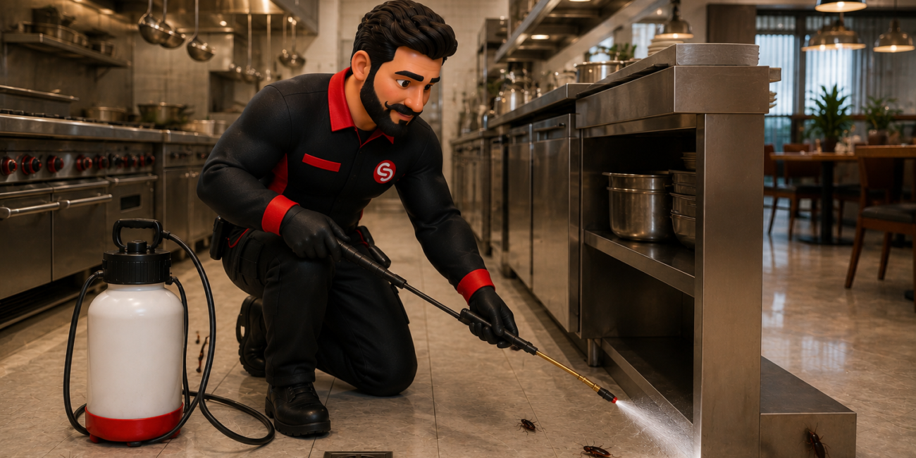 Cockroach pest control in Dubai by Service Plix