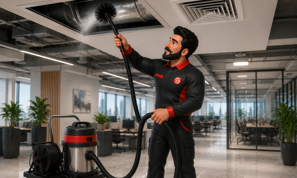 Commercial duct cleaning in Dubai by Service Plix