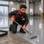 Epoxy flooring in Dubai by Service Plix