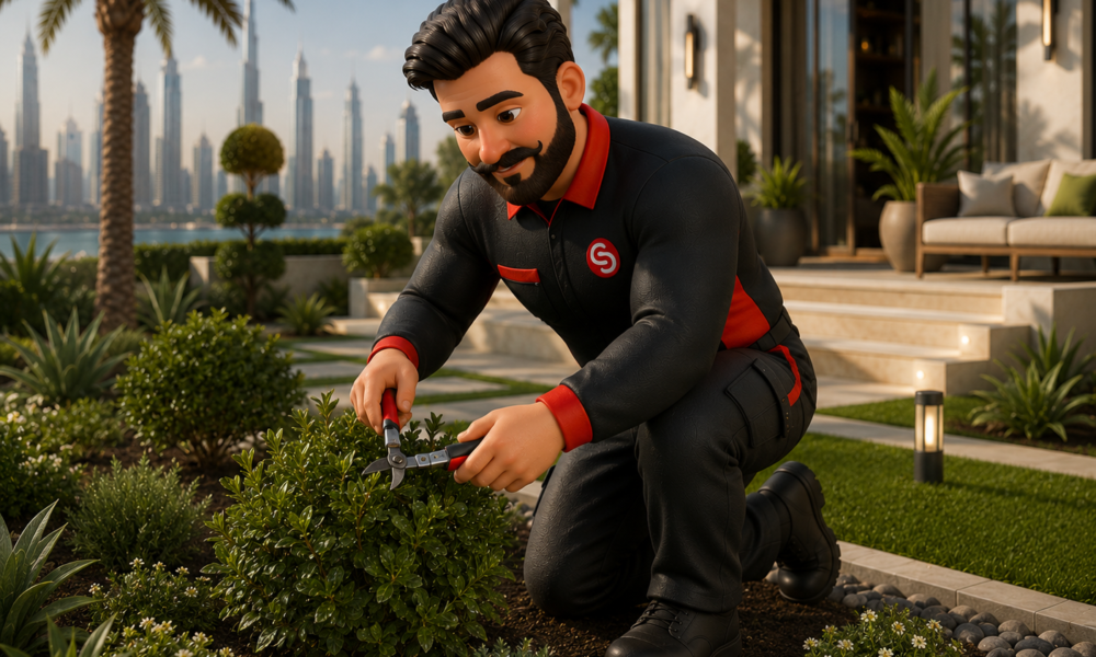 Garden maintenance in Dubai by Service Plix