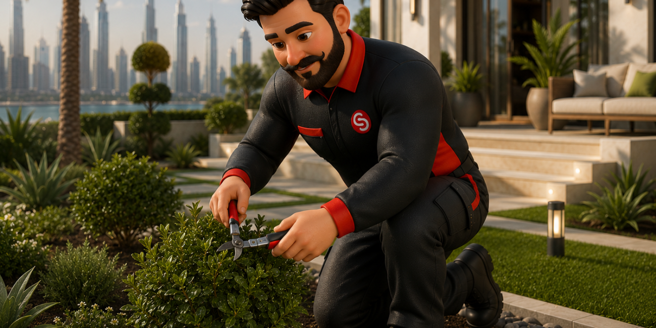 Garden maintenance in Dubai by Service Plix