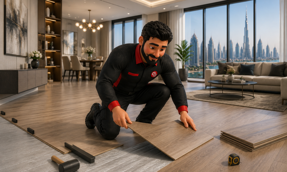 Laminate flooring in Dubai by Service Plix