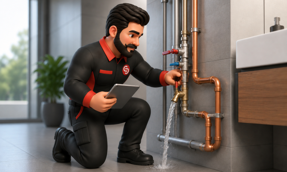 Plumbing services in Dubai by Service Plix