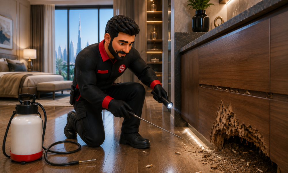 Termite control services in Dubai by Service Plix