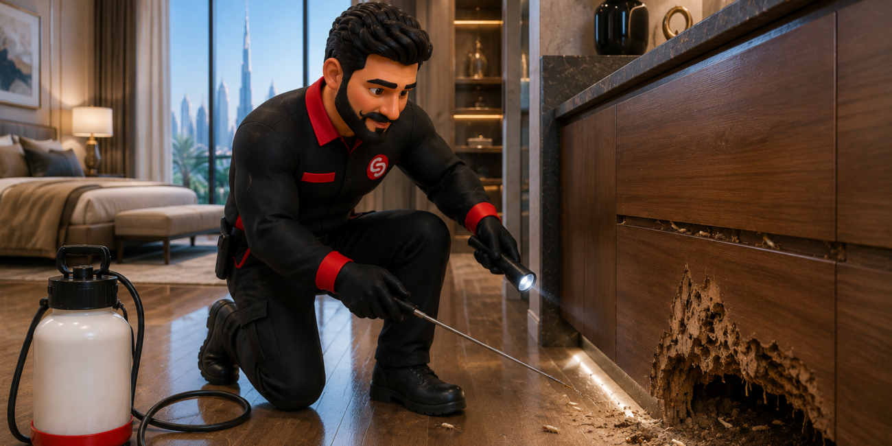 Termite control services in Dubai by Service Plix