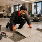 Tile flooring in Dubai by Service Plix