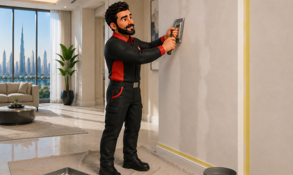 Villa painting in Dubai by Service Plix