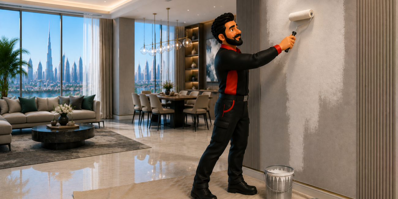 Wall painting in Dubai by Service Plix