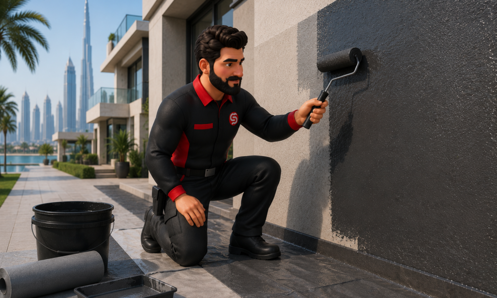 Wall waterproofing in Dubai by Service Plix