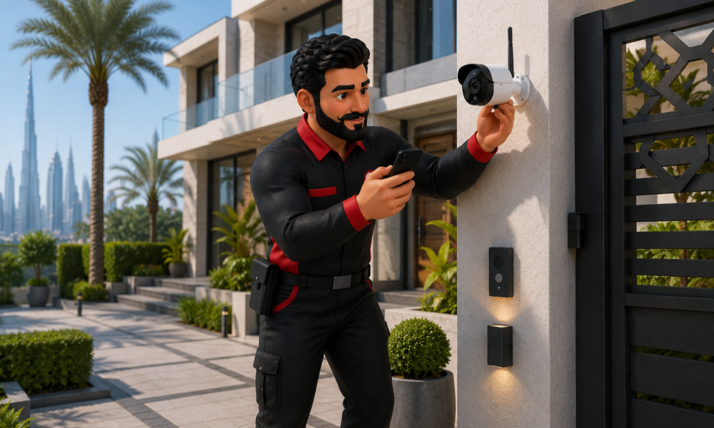 Wireless security cameras in Dubai by Service Plix