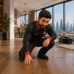 Wooden flooring in Dubai by Service Plix